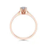 Pierścionek zaręczynowy z brylantem